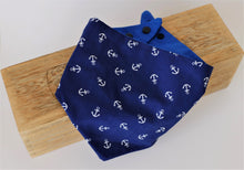 Load image into Gallery viewer, Anchors Away Snap Popper Bandana

