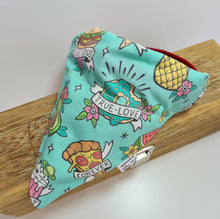 Load image into Gallery viewer, Food Tattoo Over the Collar Bandana
